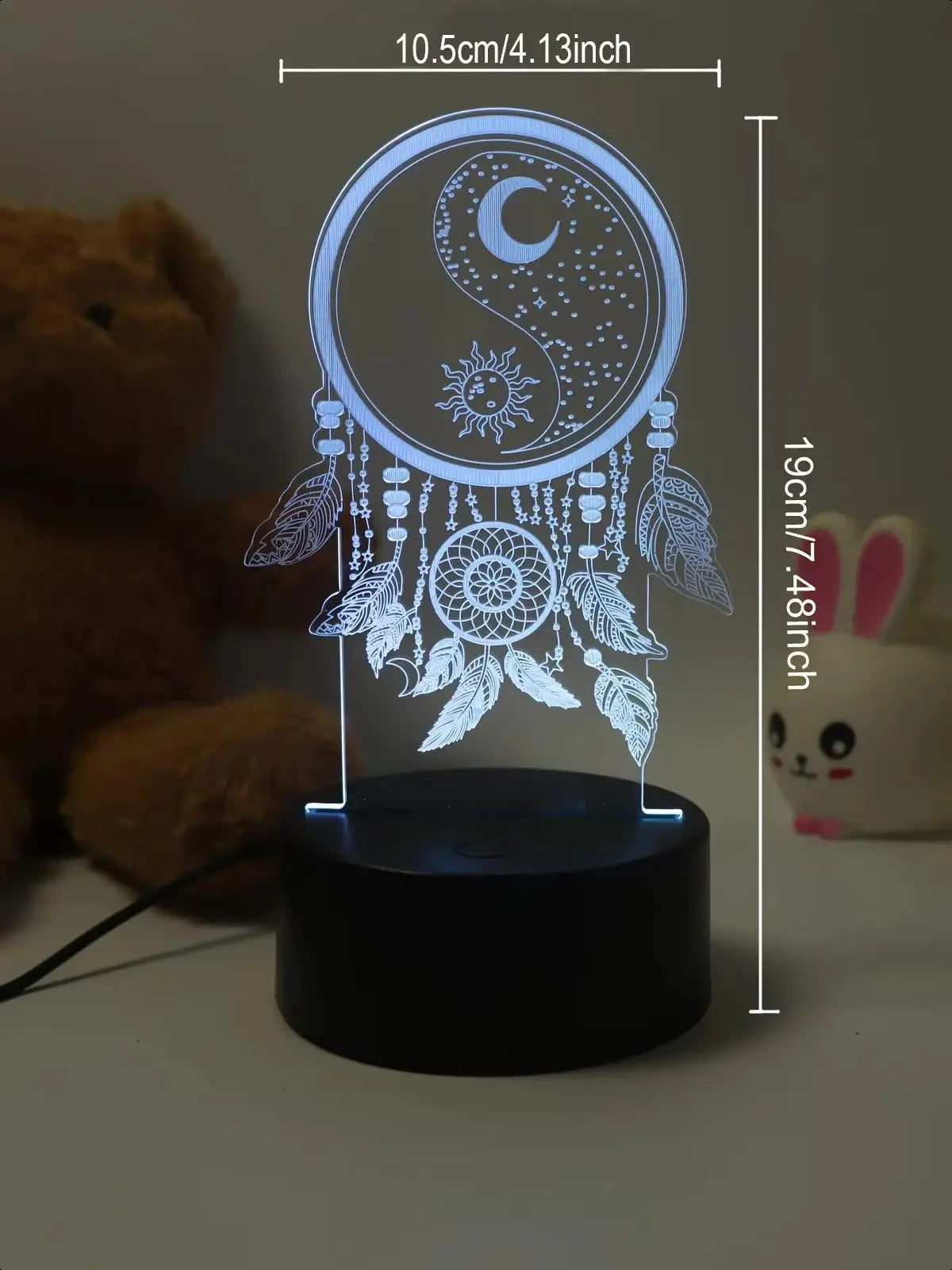3D Dream Catcher Color Changing Night Light